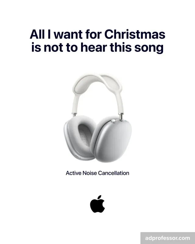 Apple — AirPods Max: All I want for Christmas is not to hear this song