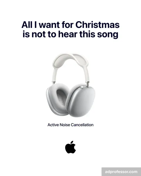 Apple — AirPods Max: All I want for Christmas is not to hear this song