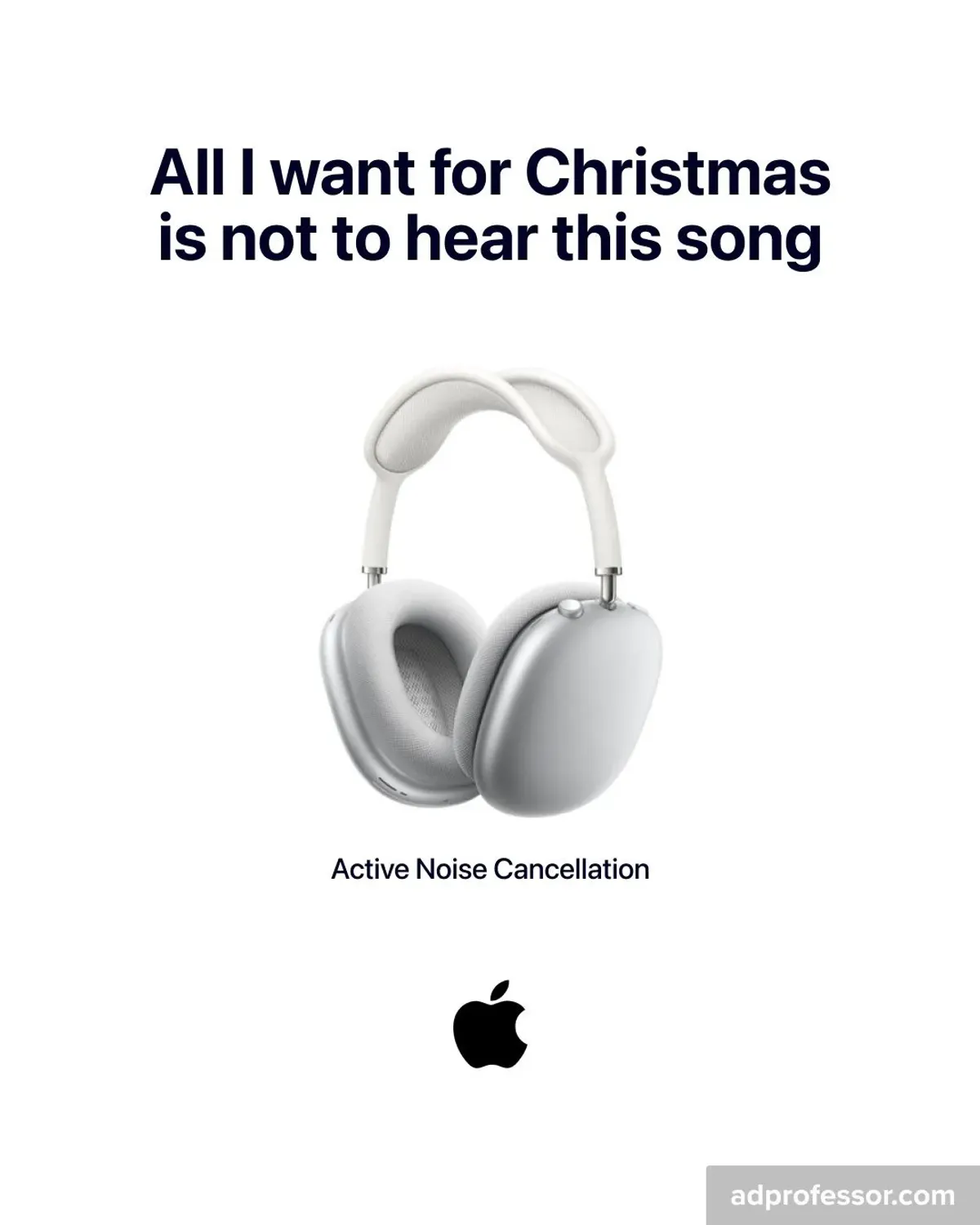 Apple — AirPods Max: All I want for Christmas is not to hear this song