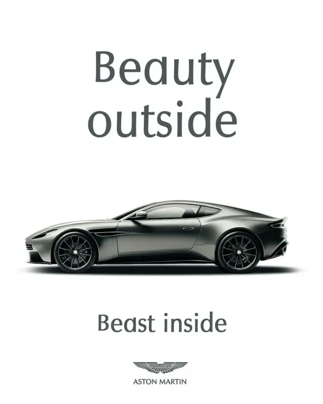 Aston Martin — Beauty Outside, Beast Inside