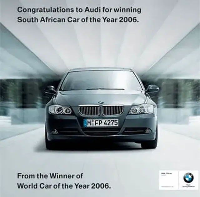 BMW — Gratulace Audi (Car of the Year 2006)