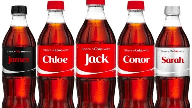 Coca-Cola — Share a Coke (jména na lahvích)