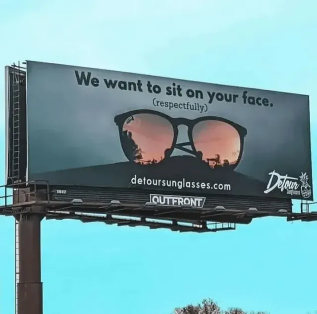 Detour Sunglasses — We Want to Sit on Your Face