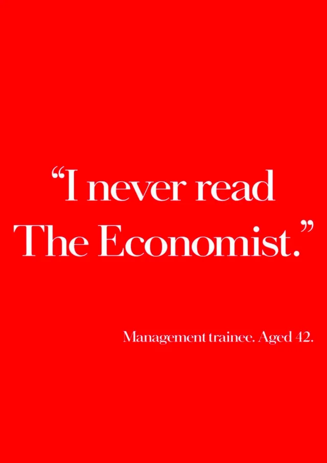 The Economist — I never read The Economist