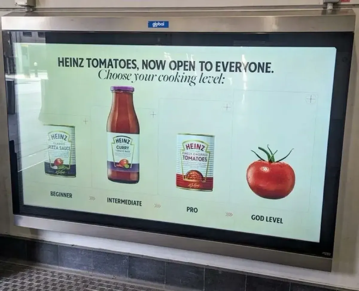 Heinz — Choose Your Cooking Level