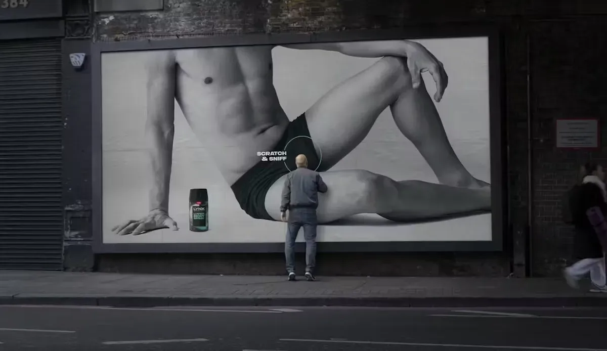 Lynx — Scratch & Sniff billboard