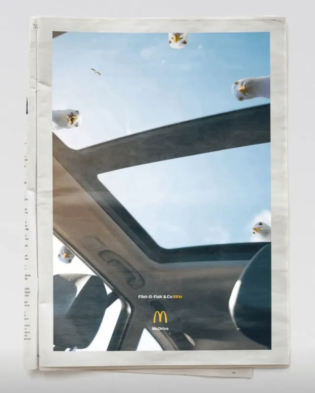 McDonald's — Filet-O-Fish & Co (rackové nad autem)
