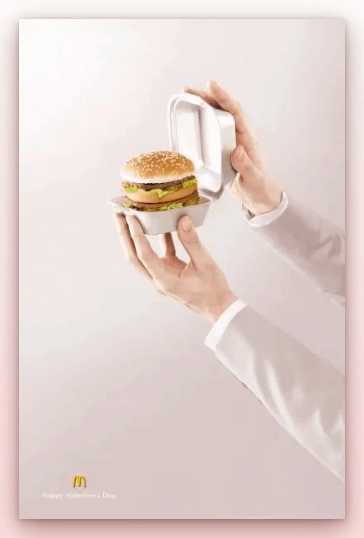 McDonald's — Happy Valentine's Day (Big Mac jako zásnuby)