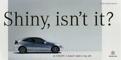 Mercedes-Benz — Shiny, isn't it?