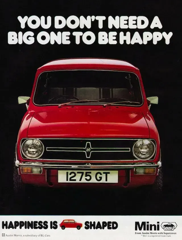 Mini — You Don't Need a Big One to Be Happy
