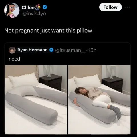 Plufl — Not pregnant, just want this pillow