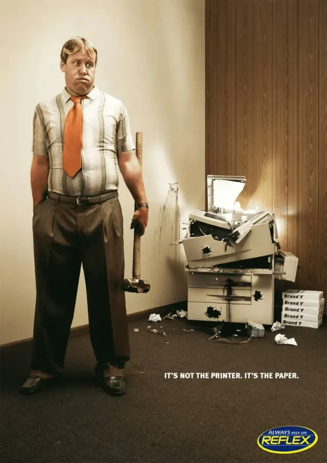 Reflex — It's Not the Printer. It's the Paper.