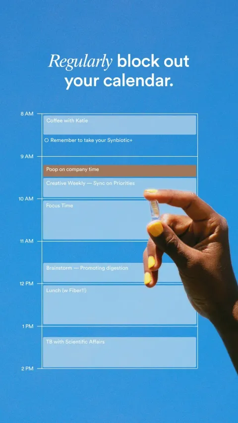 Ritual — Regularly block out your calendar