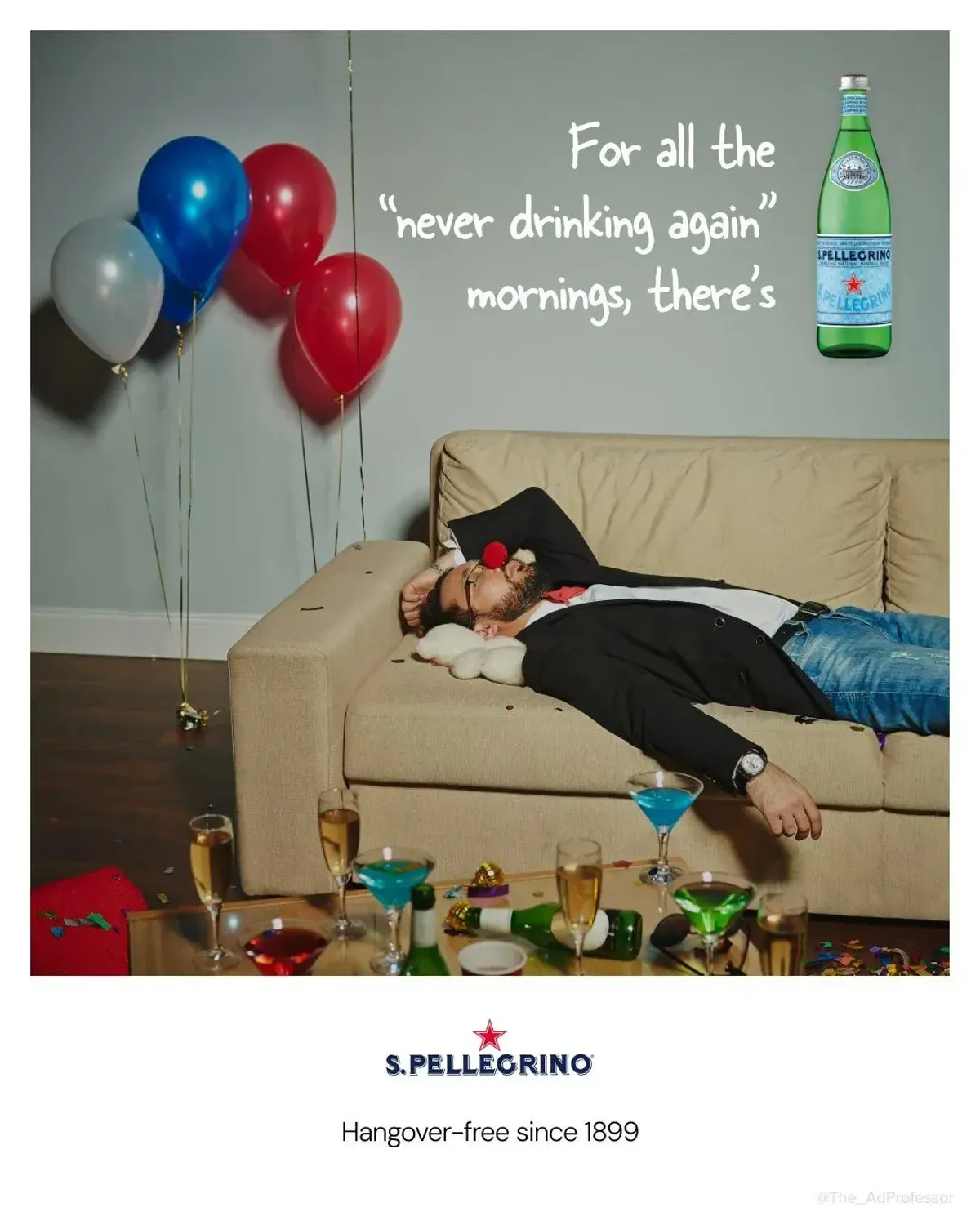 S.Pellegrino — Hangover-free since 1899