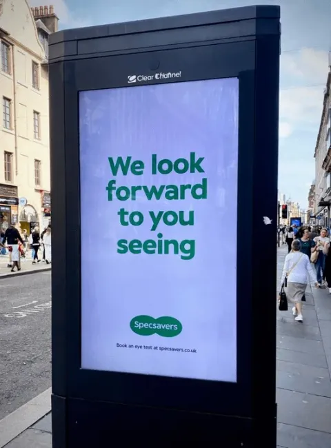 Specsavers — We Look Forward to You Seeing