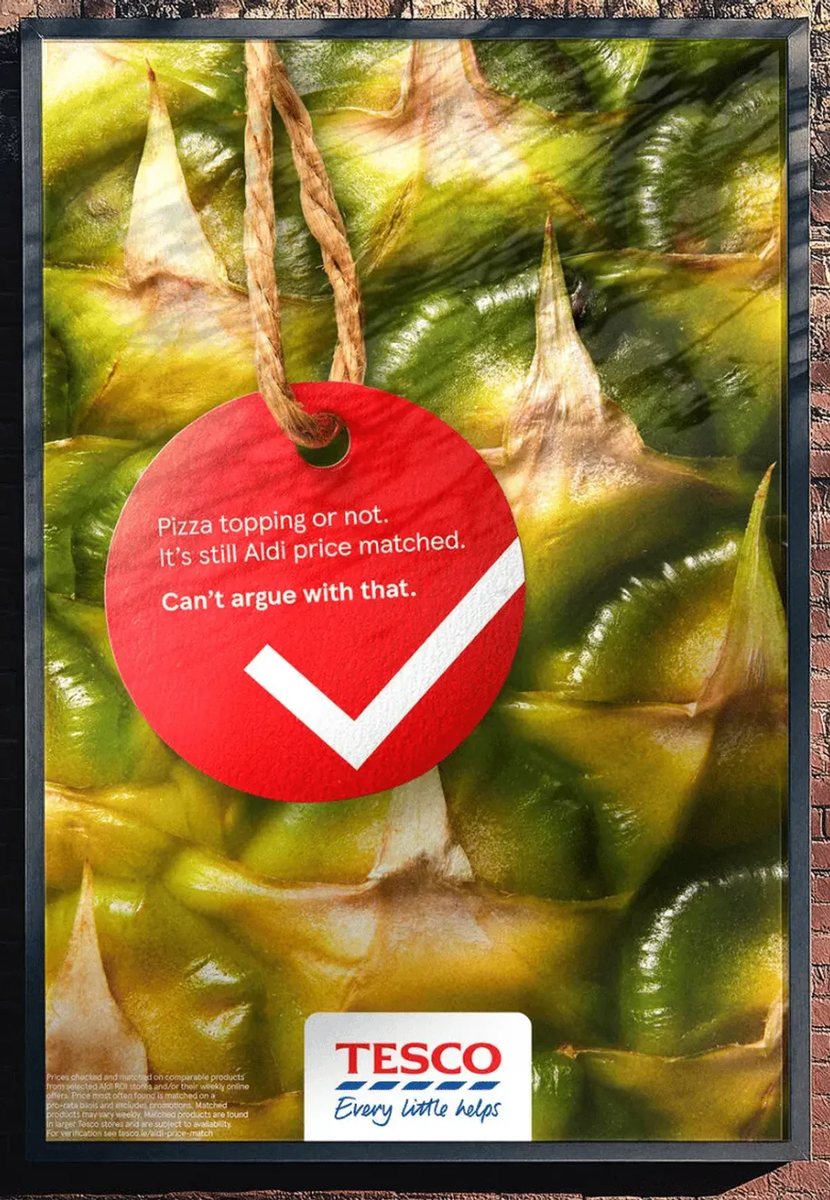 Tesco — Pizza Topping or Not, Still Aldi Price Matched