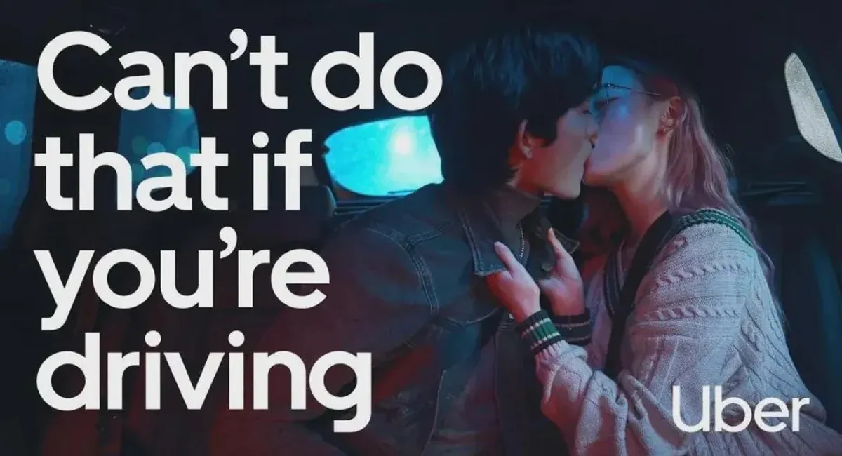 Uber — Can't do that if you're driving
