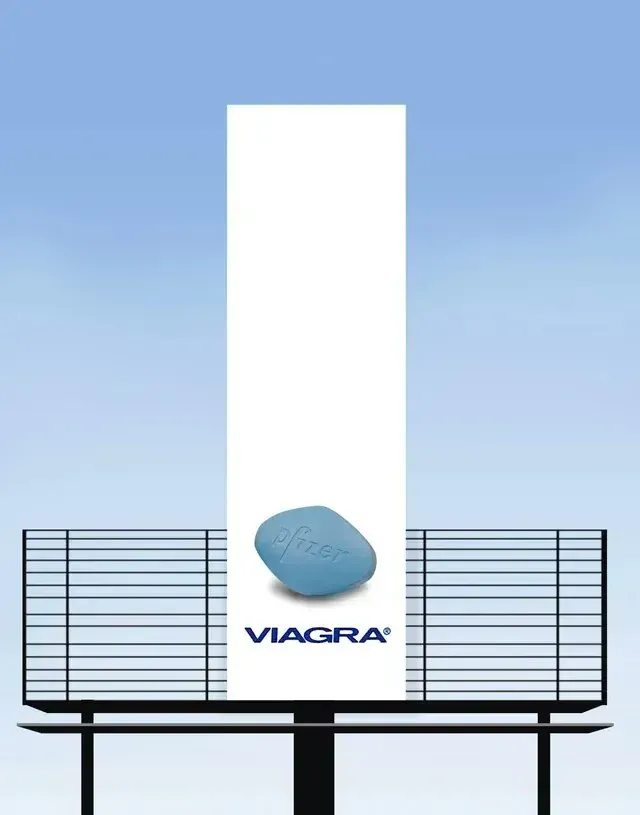 Viagra — Vztyčený billboard