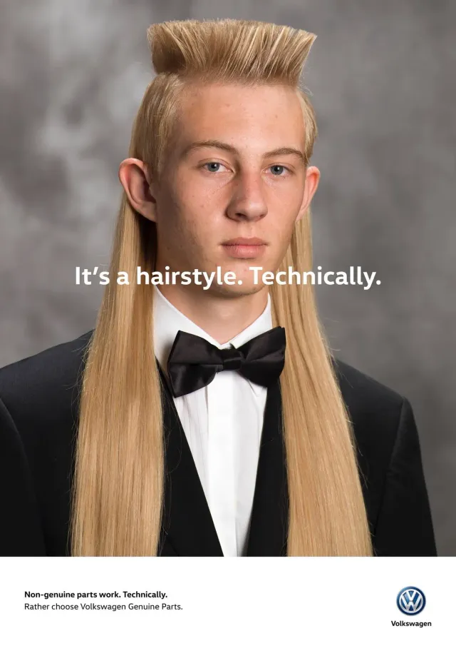 Volkswagen — It's a hairstyle. Technically.