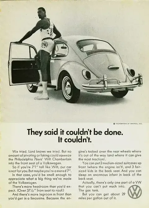 Volkswagen — They Said It Couldn't Be Done. It Couldn't.