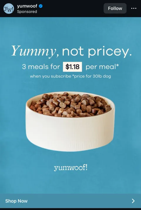 Yumwoof — Yummy, not pricey